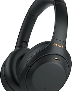 Sony WH-1000XM4 Wireless Premium Noise Canceling Overhead Headphones with Mic for Phone-Call and Alexa Voice Control, Black WH1000XM4