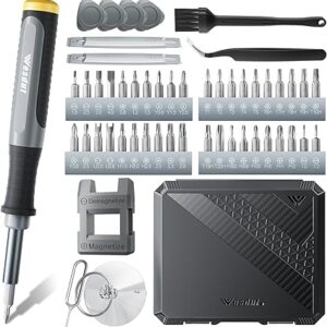 52in1 Precision Screwdriver Set, [Super Durable] Small Repair Kit, PC Accessories, PS5 Cleaning Kit, Tool Sets for Men, Fit MacBook, Computer, Laptop, Watch, PS4, Xbox, Eyeglass, Console More